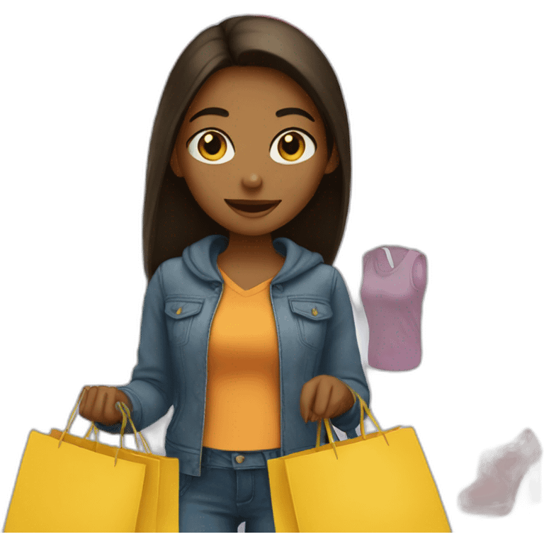 girl shopping emoji