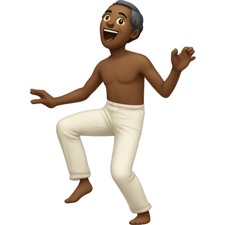 Human dancing to the music of Alfons - Ganjaman emoji