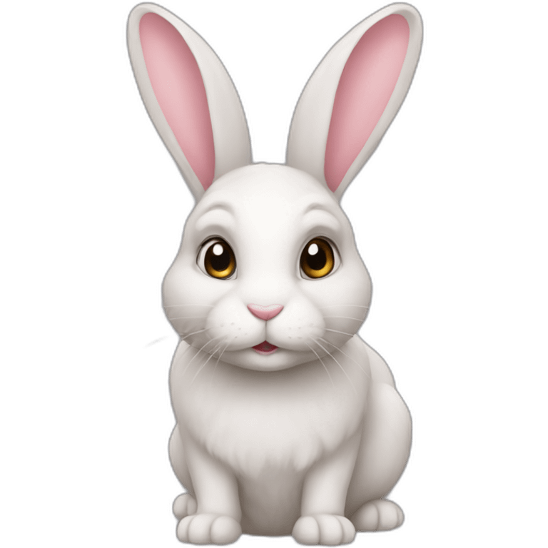 Realistic-bunny emoji