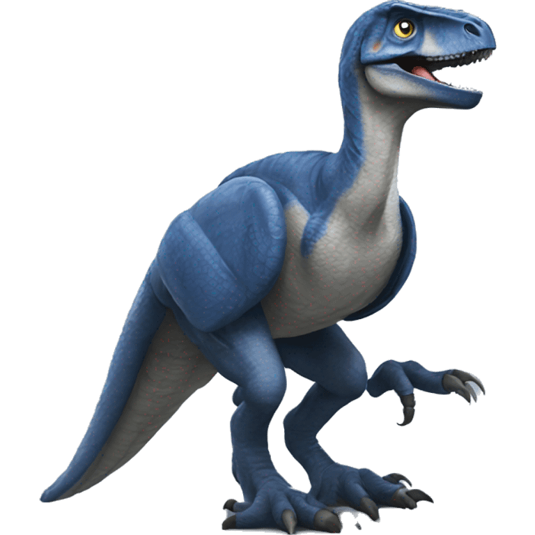 raptor blue jurassic world emoji