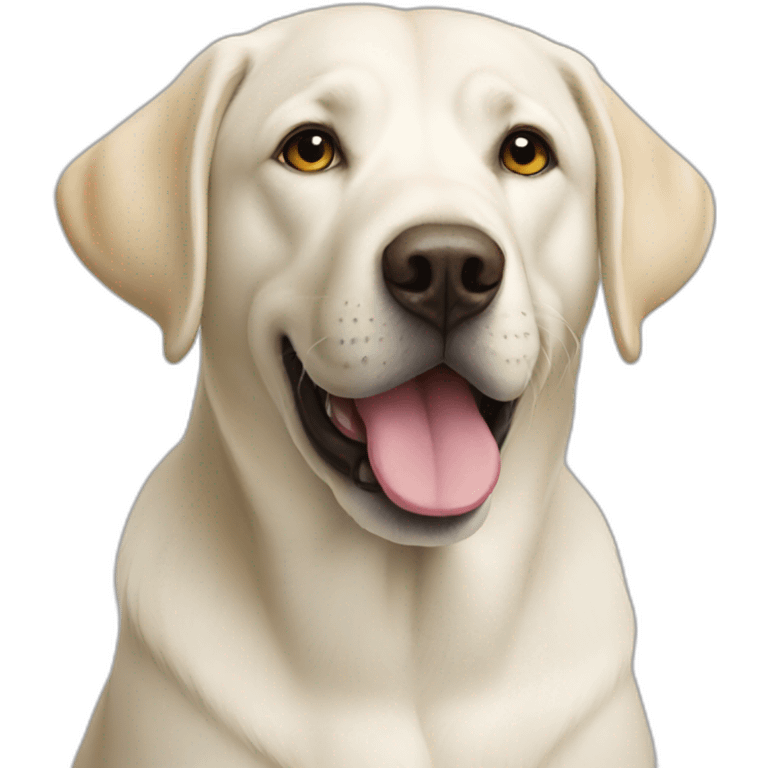 white labrador emoji