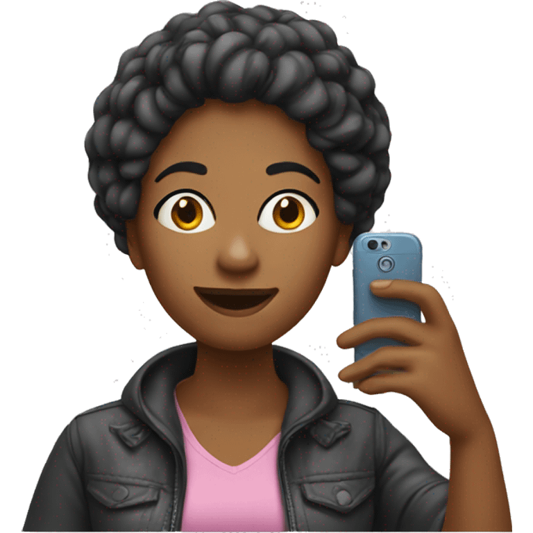 woman taking selfie emoji