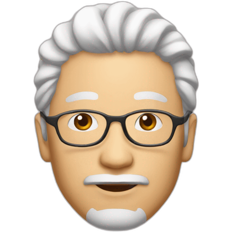 spectacle-pinkhair-middleage-man-japanese emoji