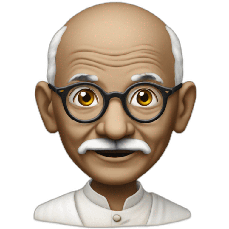 Gandhi is a Fun House contestant with Pat Sharpe emoji