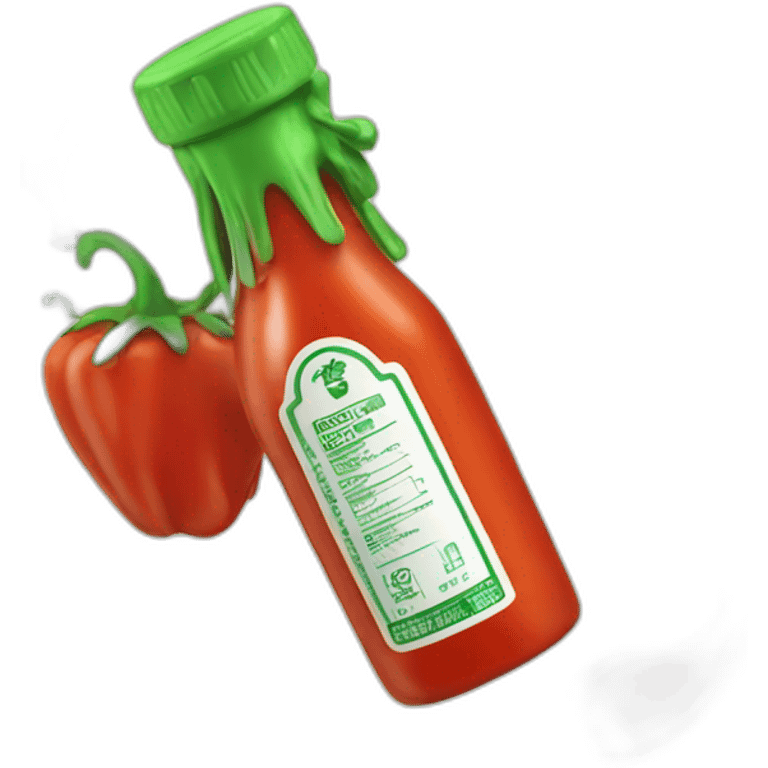 sriracha sauce bottle emoji