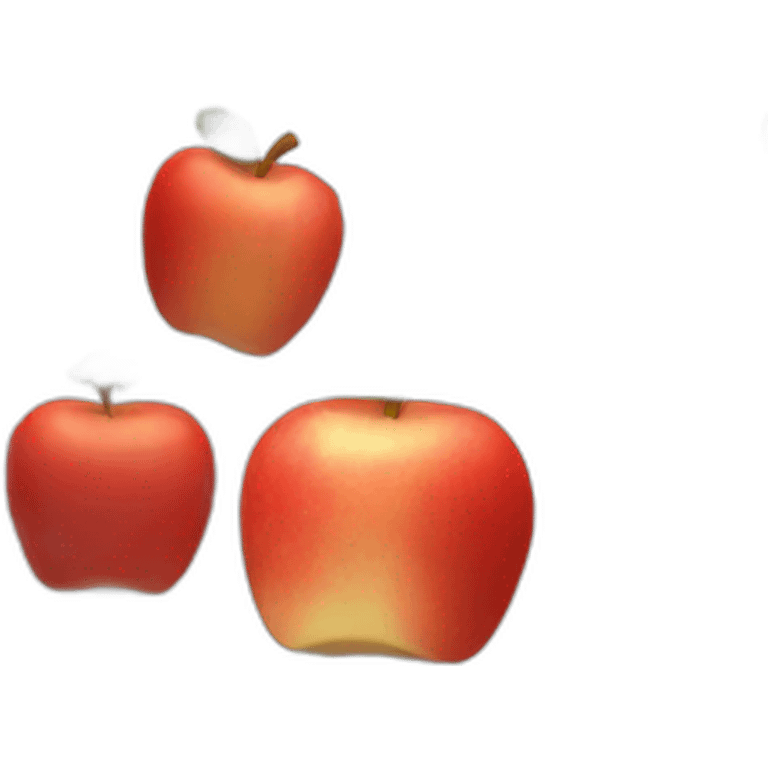 Red apple crown emoji