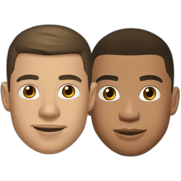 Ronaldo et mbappe emoji