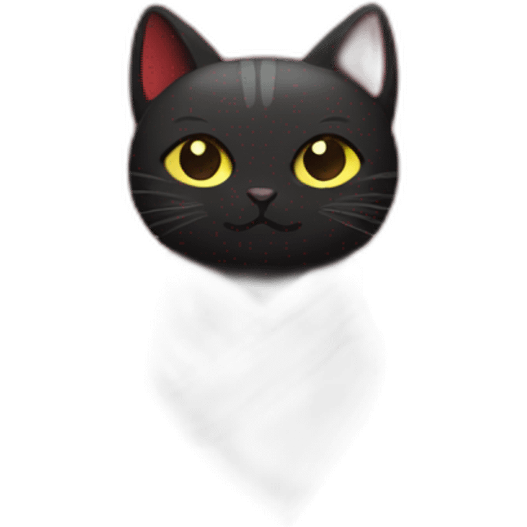 black-cat-wearing-red-fundoshi emoji