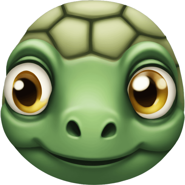 cute turtle face emoji