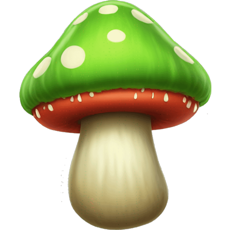 Mario-style Mushroom The Grinch emoji