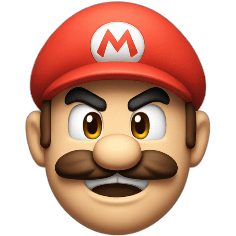 angry mario emoji