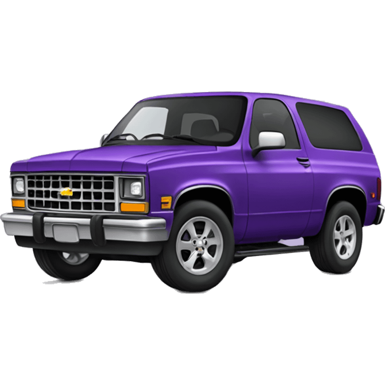 Purple Chevy blazer emoji