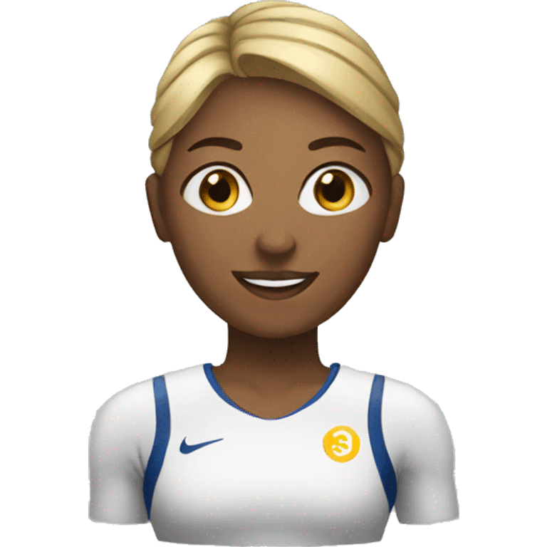 Athlete female emoji