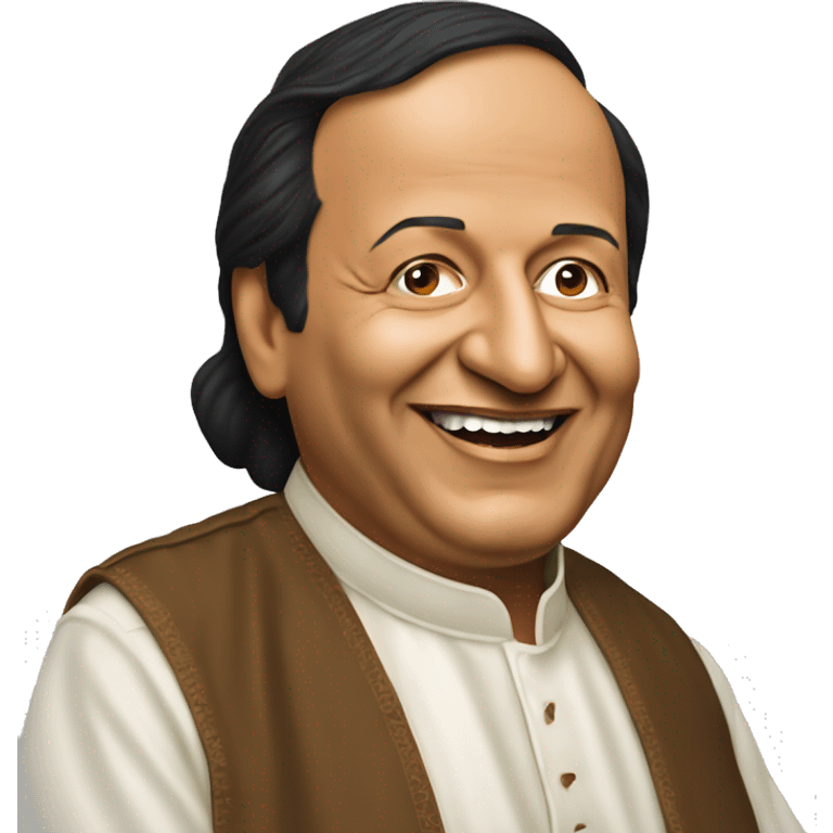 Qawwali singer. Nusrat Fateh Ali Khan emoji