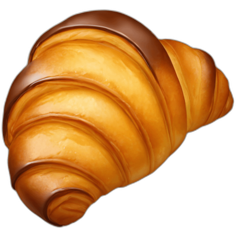 croissant avec chocolat emoji