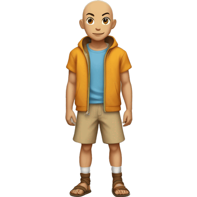 Aang in shorts emoji