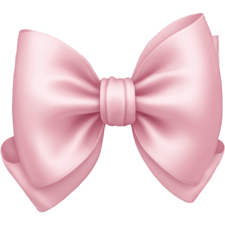 Pale Pink bow emoji