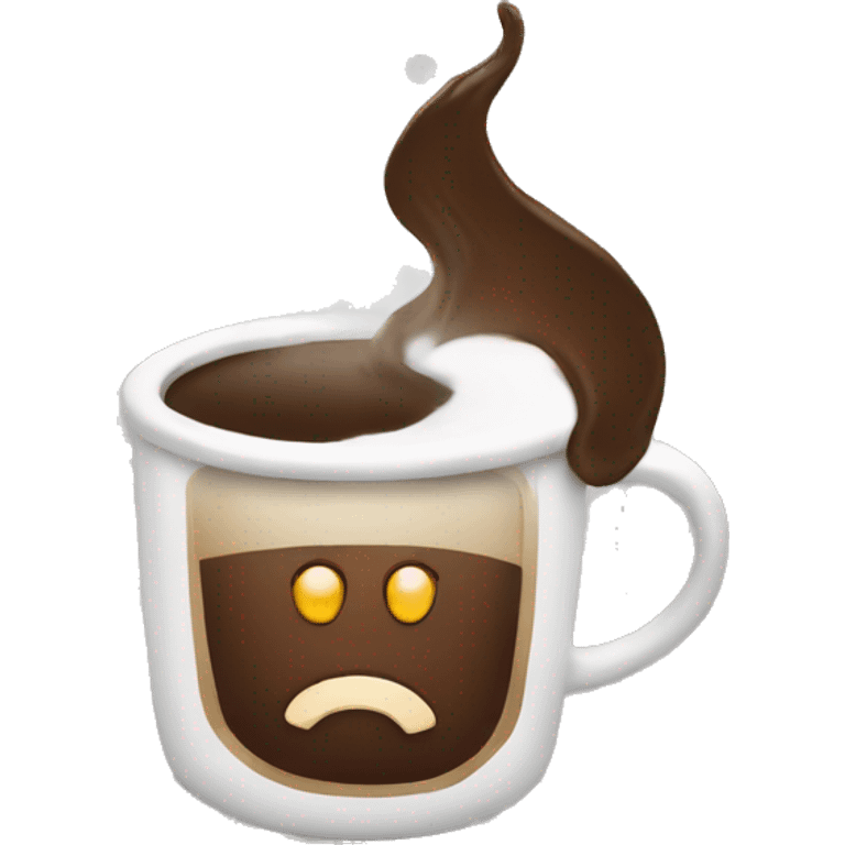 Coffe in teh winter  emoji