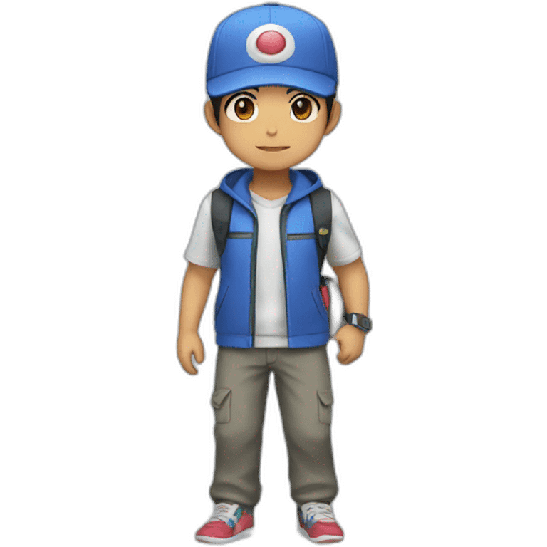 Asian pokemon trainer emoji