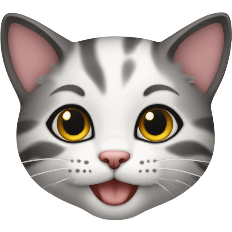 Cute kitty emoji