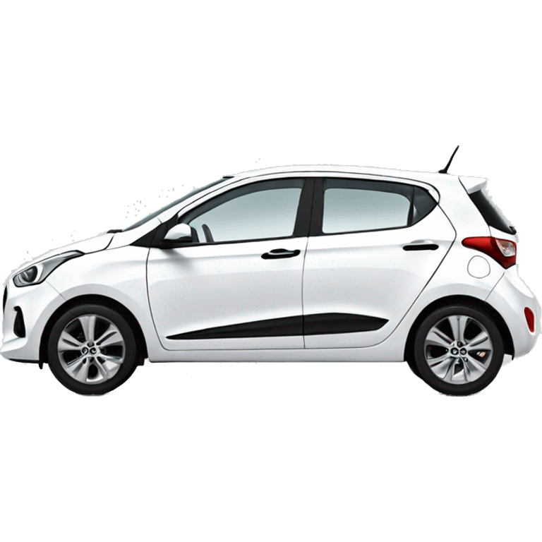 White Hyundai i10 emoji