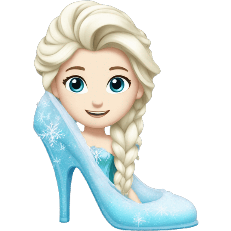 frozen elsa shoe emoji