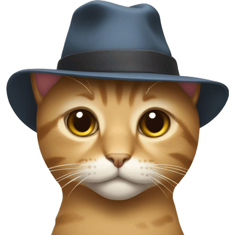 cat with a hat emoji