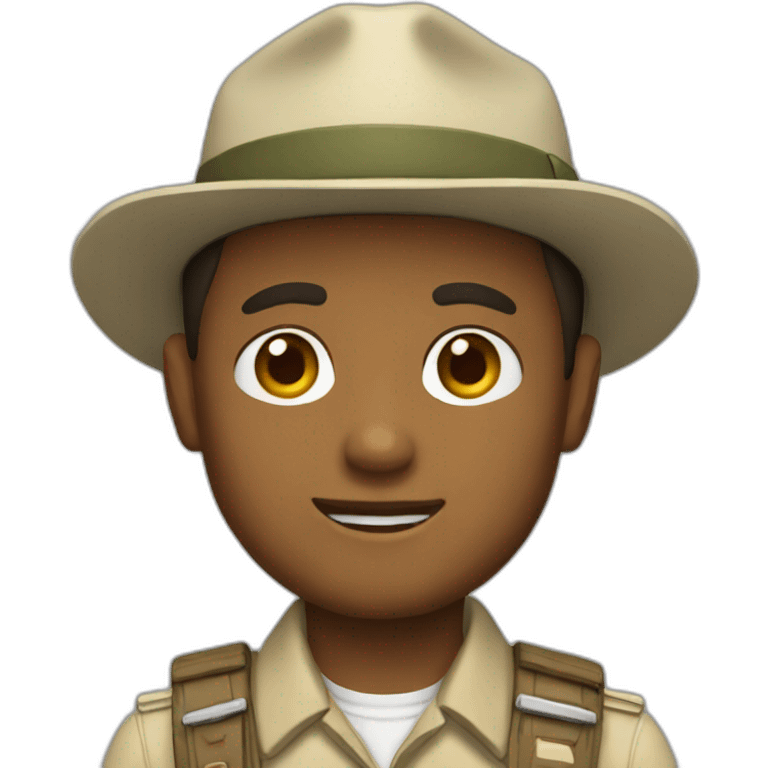 white scout emoji