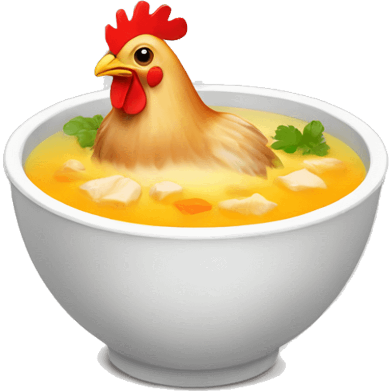 chicken soup emoji