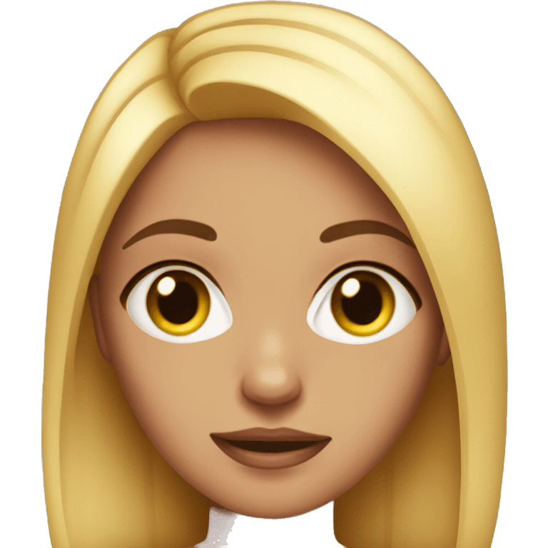 Girl with botox  emoji