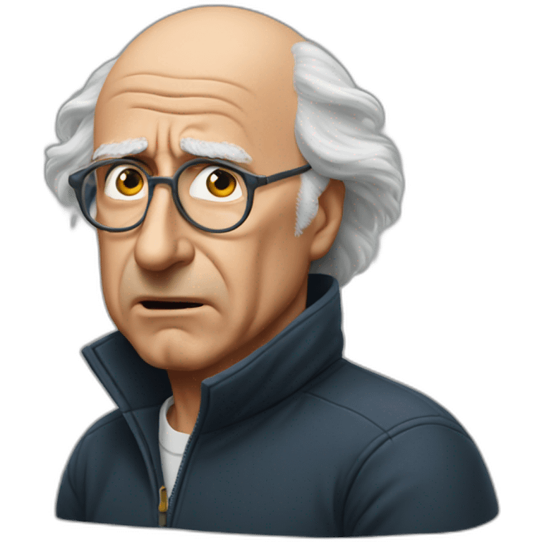 larry david frustrated emoji