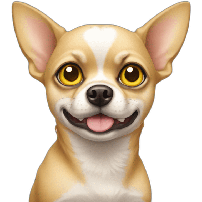 chiwawa with yellow eye emoji