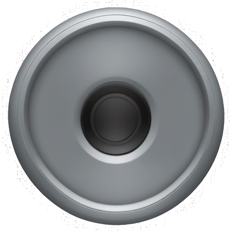 gray circular speaker emoji