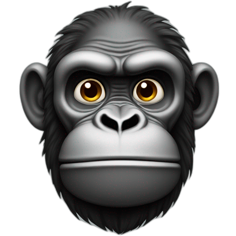 bored unhappy ape emoji