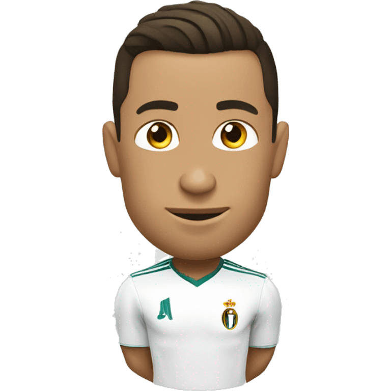 Cristiano Ronaldo doing SIUUU emoji