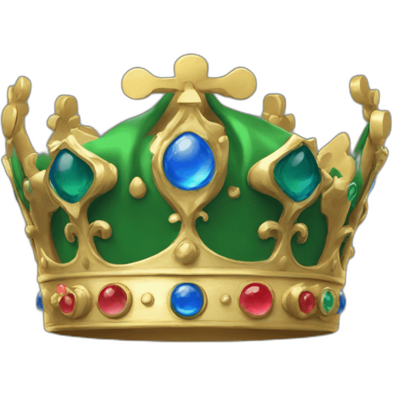 Luigi xiv crown emoji