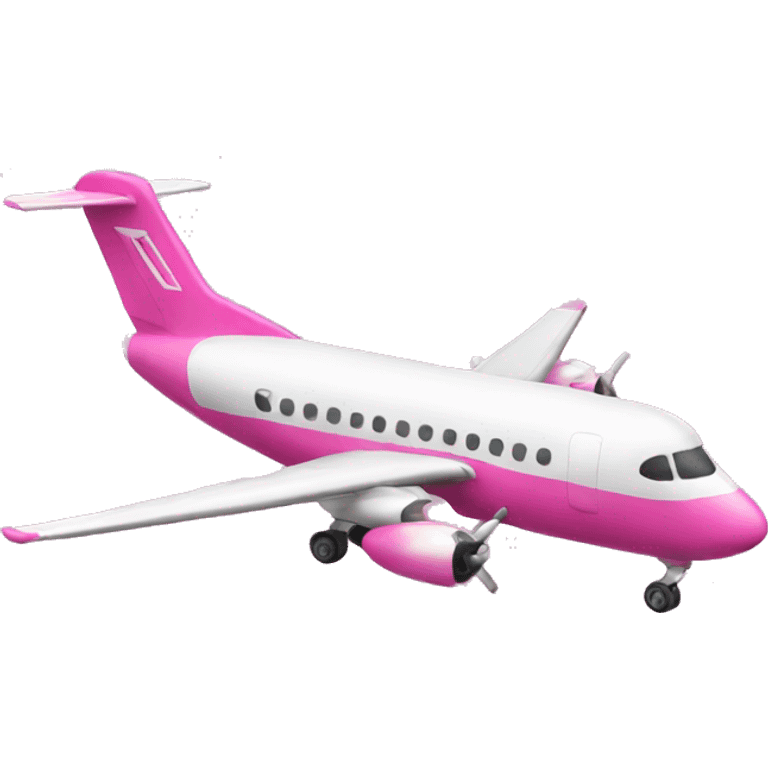 pink plane emoji