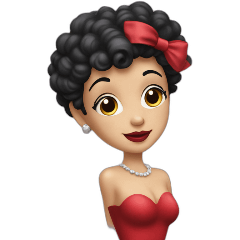 Betty boop character emoji