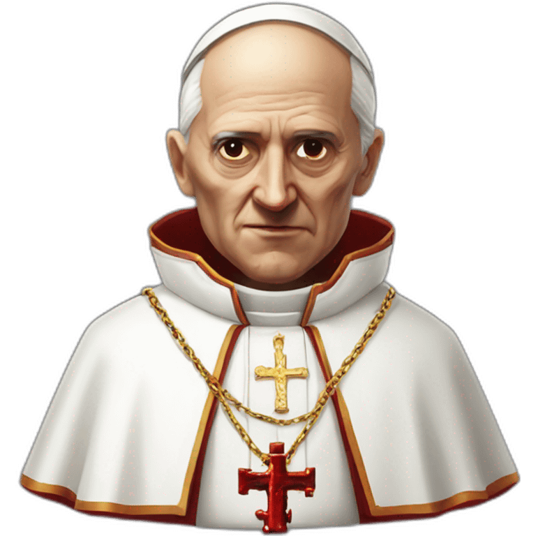 Pope bloody pixelated doom avatar emoji