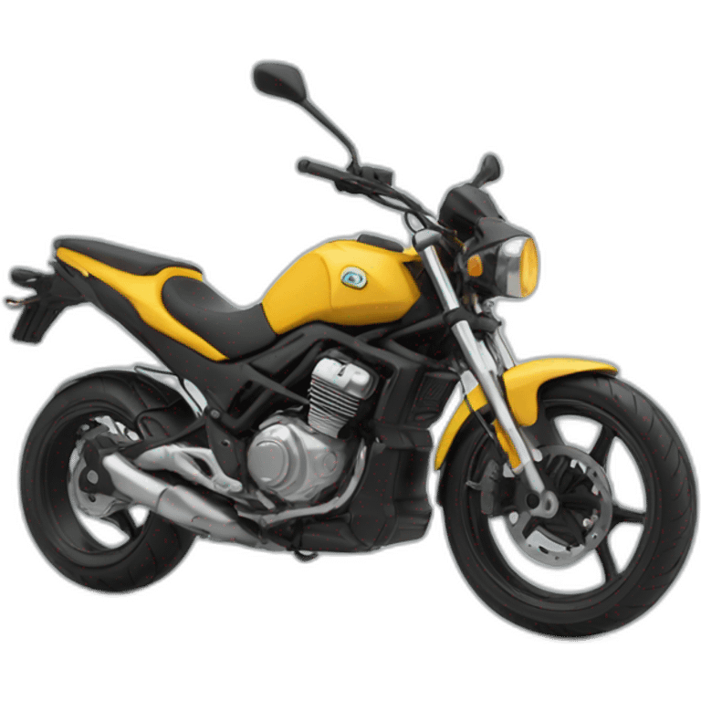 une moto qui fais un weeling emoji