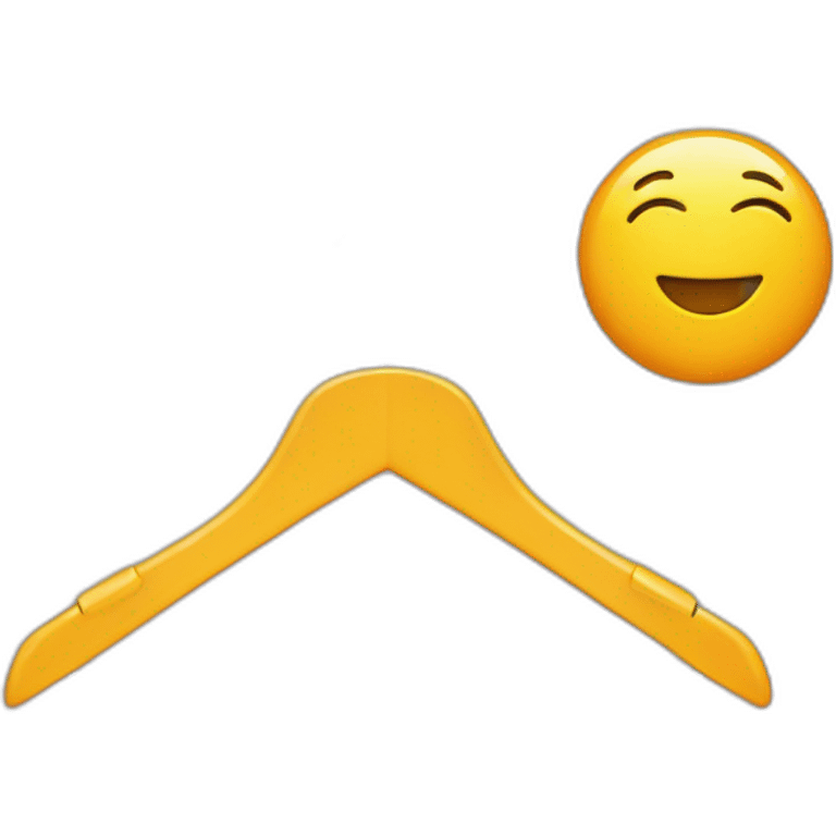 hangers with clothes emoji