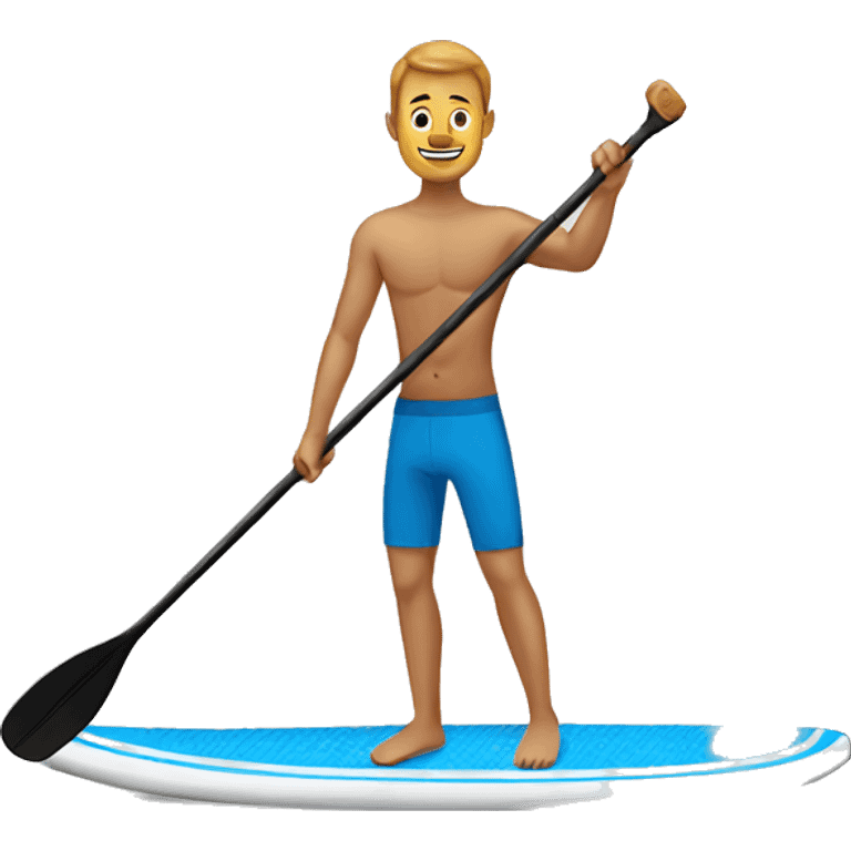 paddle board man  emoji