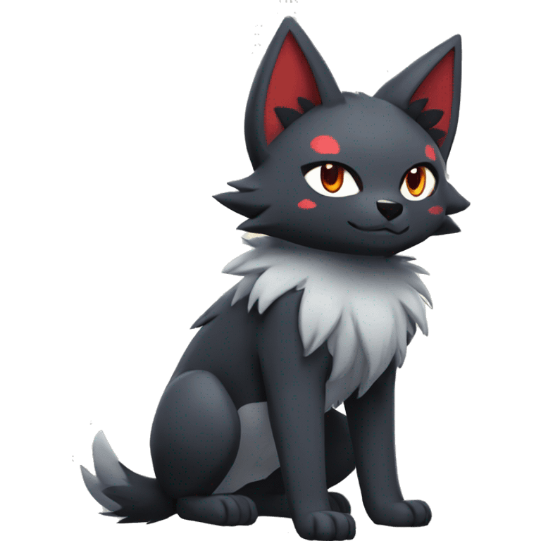 Litten-Mightyena-Zorua full body emoji