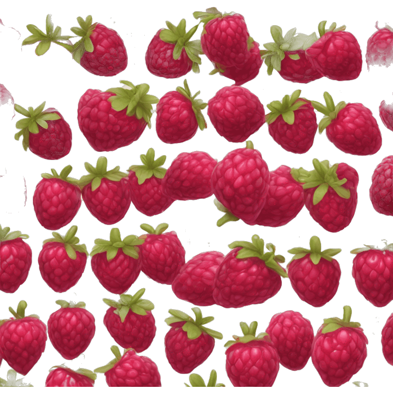 Une framboise emoji