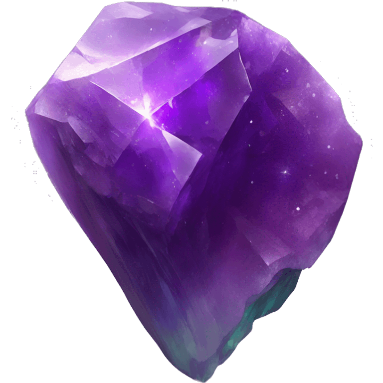 Rainbow Amethyst Chunk gem emoji