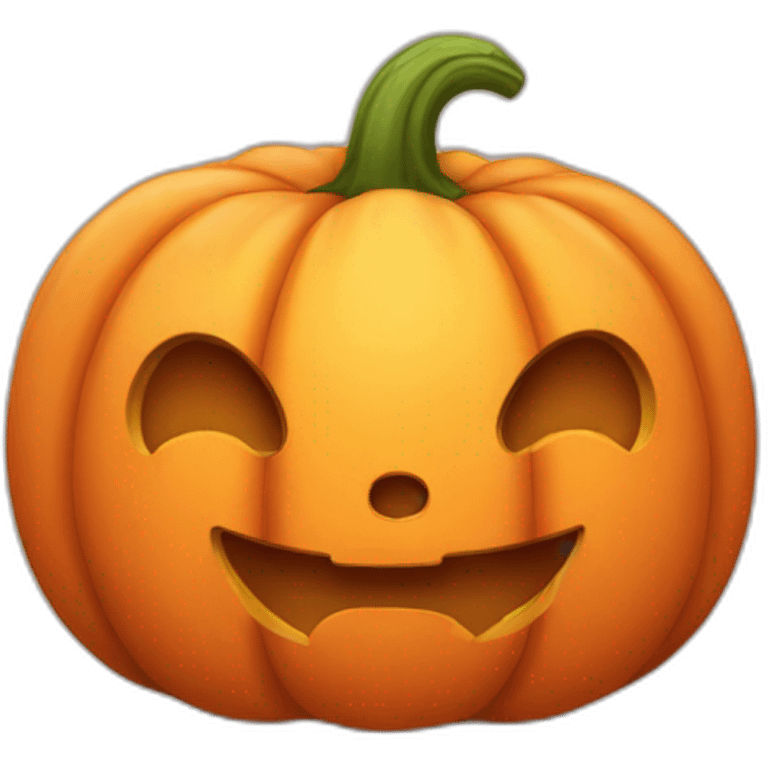 Cute pumpkin emoji