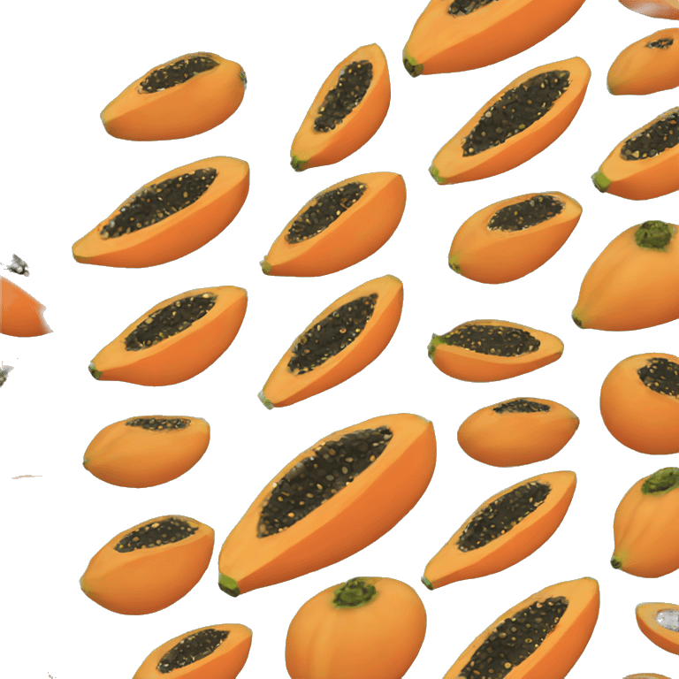 Papaya emoji