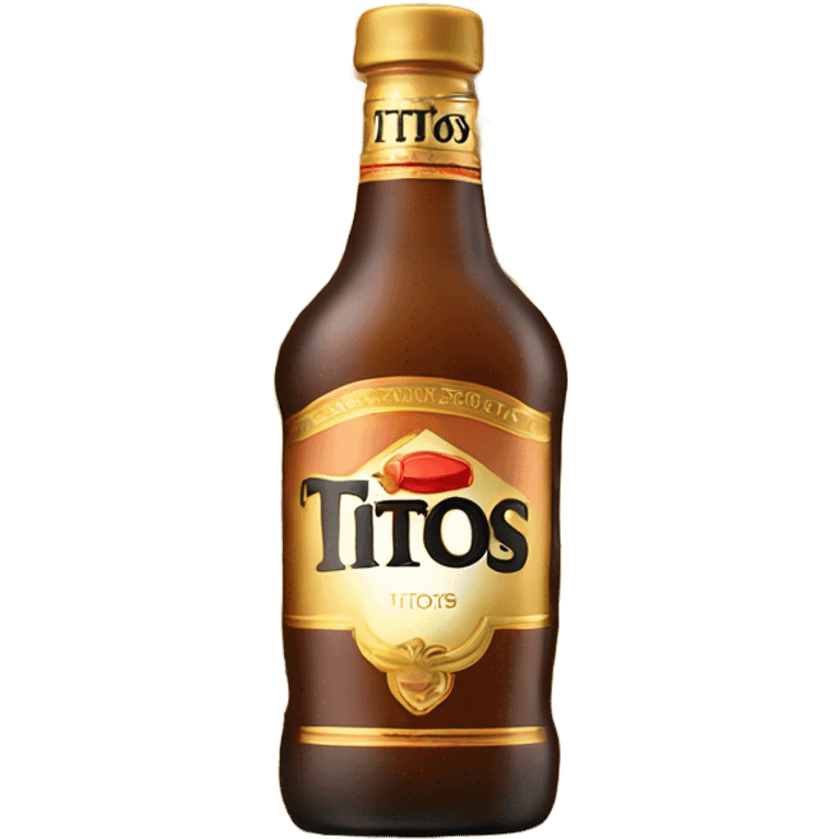 bottle of titos emoji