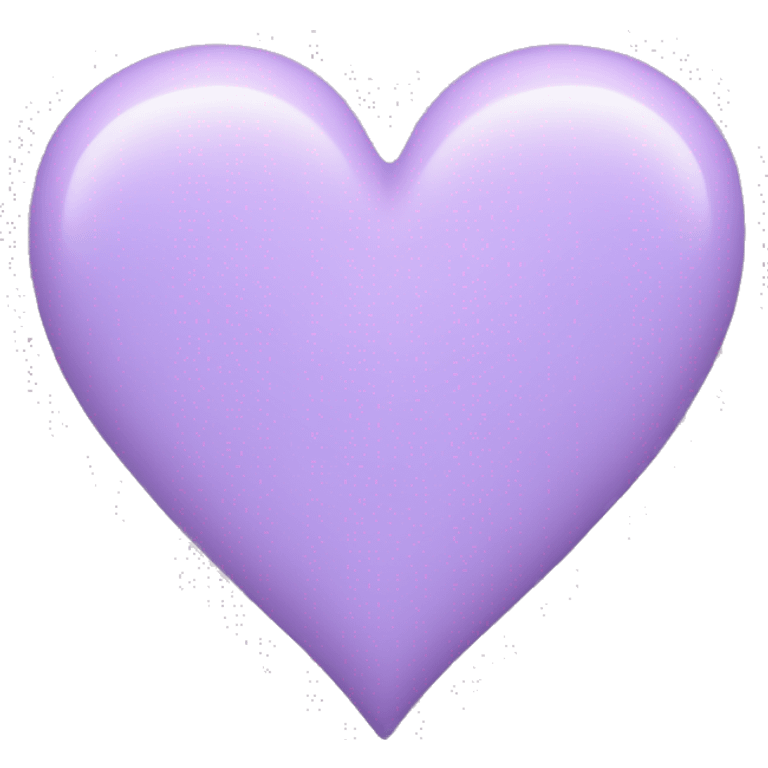 pastel violet heart  emoji