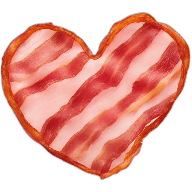 bacon heart emoji